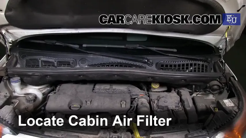 2011 Citroen C3 Picasso e-HDI Airdream 1.6L 4 Cyl. Turbo Diesel Air Filter (Cabin)